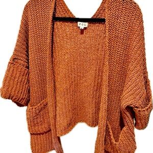 POL Women's Rust Cardigan